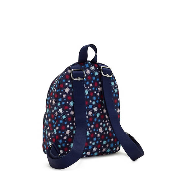 Sacs À Dos Kipling Paola Small Printed Bleu | FR 1614CT